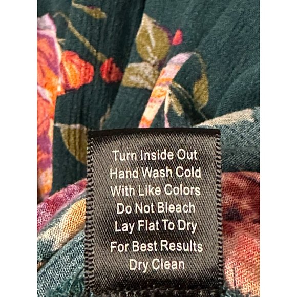 Blue Pepper Y2K Style Ladies Flowy Floral Colorful Dress Ladies Dress Size Small - Picture 7 of 7